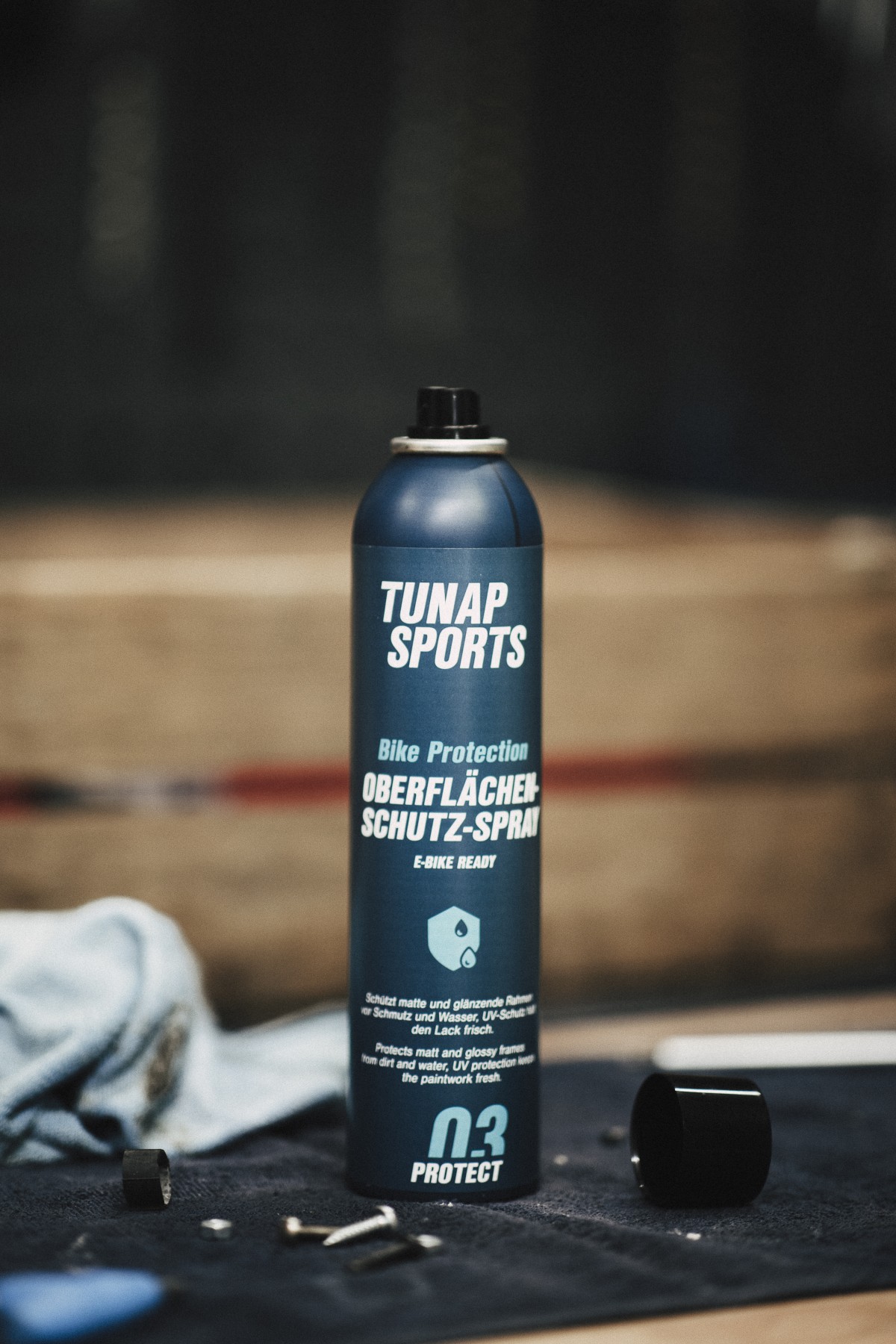 Neues Tunap Sports Oberflächensachutzspray Produktbild